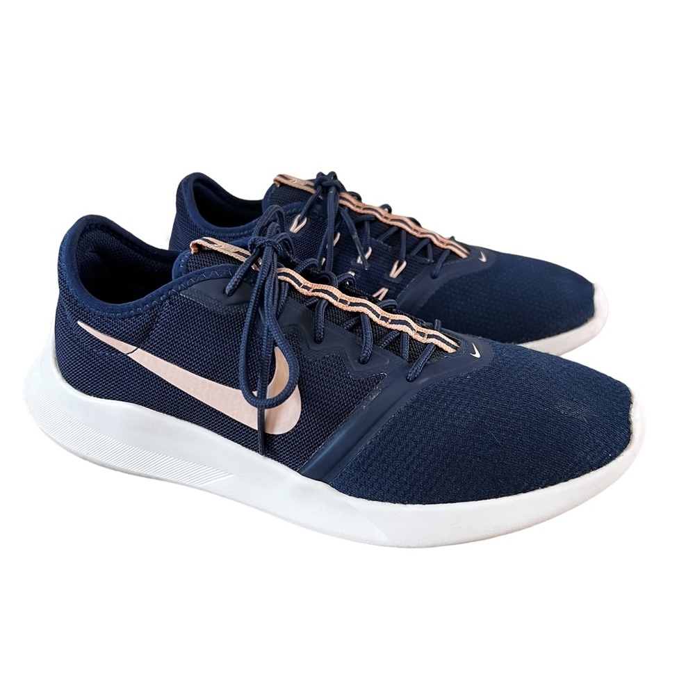 Nike Viale Tech Racer Women’s Running Shoes Navy Pink AT4345 400